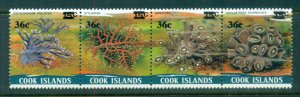 Cook is 1983 Marine Life Corals str4 Surch. 36c on 5c MLH