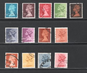 Great Britain #MH60-1, MH64-74    VF, Used, CV $4.70 ..... 2480863