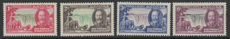 Southern Rhodesia, Scott 33-36 (SG 31-34), MNH