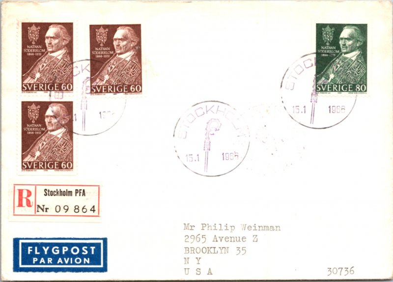 Sweden, Worldwide First Day Cover