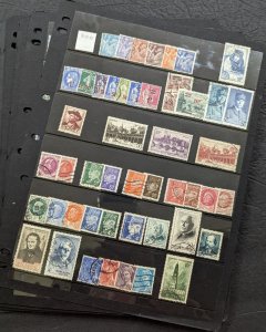 EDW1949SELL : FRANCE Nice VF, Used collection of all 20th Century. All Different