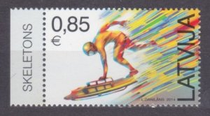 2014 Latvia 891 Wintersport 1,90 €