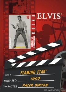 Union Island 2010 - Elvis Presley in the Movies Stamp souvenir sheet MNH