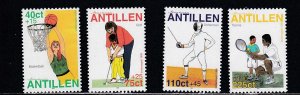 Netherlands Antilles # B336-339, Youth Sports, Mint NH 1/2 Cat.