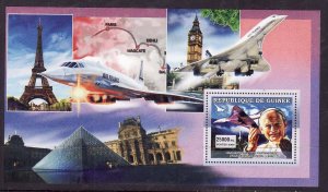 Guinea-unused NH sheet-Planes-Concord-Pope John Paul II-2006-