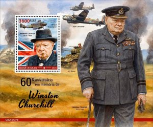 GUINEA BISSAU - 2025 - Winston Churchill - Perf Souv Sheet - Mint Never Hinged