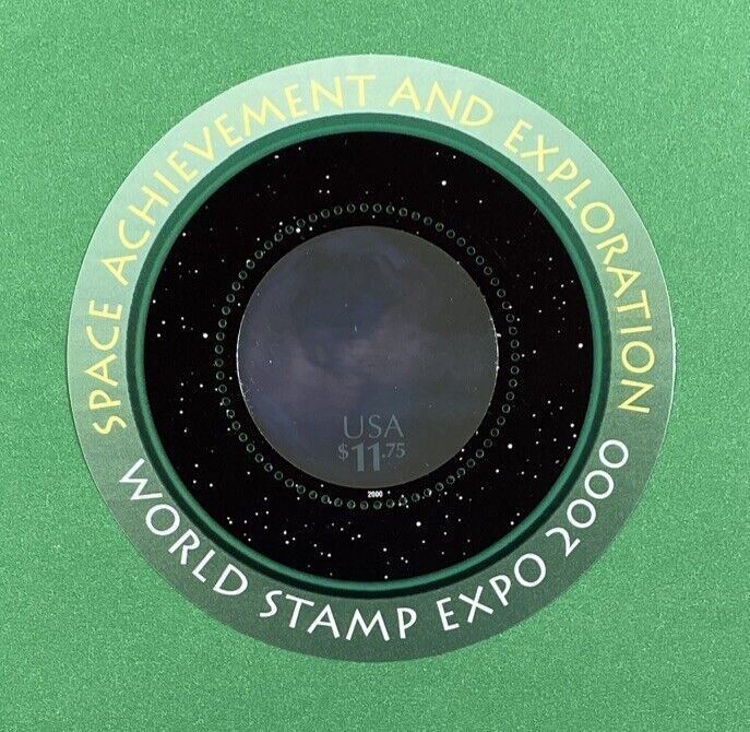 3412 SPACE ACHIEVEMENT & EXPLORATION US $11.75 Hologram Stamp MNH 2000