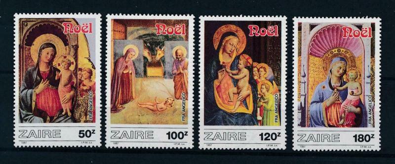 [98456] Zaire 1987 Christmas Weihnachten Noël Paintings Fra Angelico  MNH