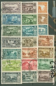 Lebanon #114-134  Single (Complete Set)