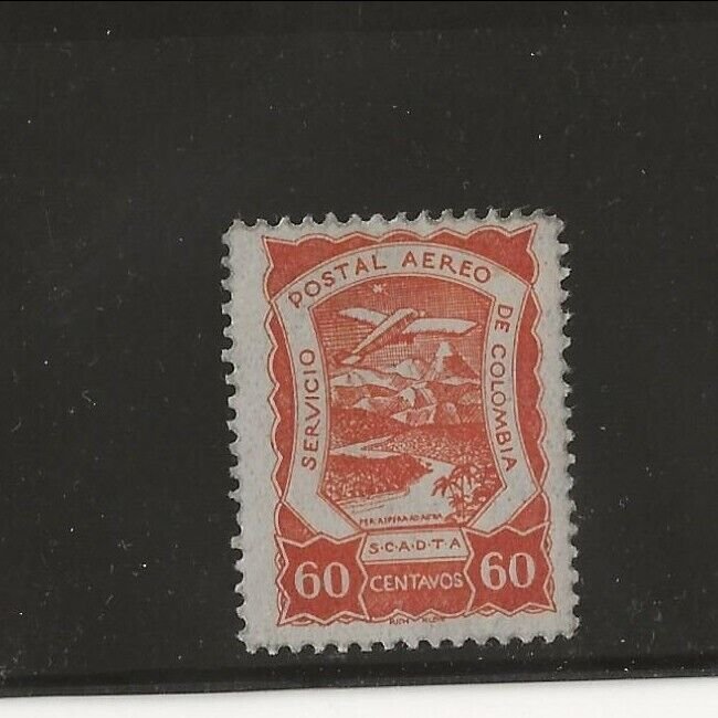 COLOMBIA Sc C31 LH issue of 1921 - GREAT STAMP FROM GOOD SET