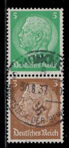 Germany Scott # 418, 416, used, se-tenant, Mi# S129