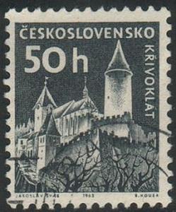 Czechoslovakia#974 A - Krivoklat Castle - Used