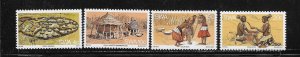 South West Africa 1977 Traditions of the Wambo People Sc 402-405 MNH A1543