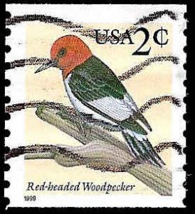 # 3045 USED RED-HEADED WOODPECKER