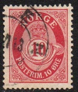 Norway Sc #80 Used