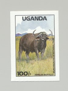 Uganda #639 Buffalo, Animals 1v Imperf Proof