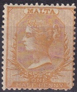 Malta #3b F-VF Unused CV $450.00  (S10040)