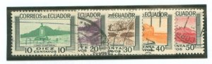 Ecuador #577-581 Used Single