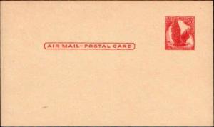 Scott UXC2 Airmail Mint Postal Card