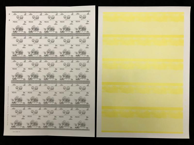 NEVIS Cars Automobiles Imperf Cinderella Inverted Error Sheets MNH x 20(KR134