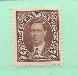 Canada, 232, King George V Single,  Hinged