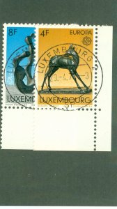 LUXEMBOURG 546-7 USED BIN $1.50