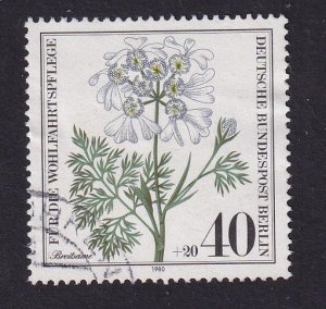 Germany  Berlin #9NB171 used  1980 wildflowers  40pf