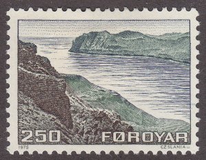 Faroe Islands 16  View of Streymoy and Vagar 1975