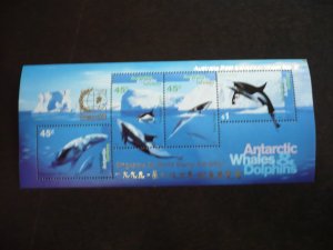 Stamps - Australia Antarctic - Scott# L97b - Mint Never Hinged Souvenir Sheet