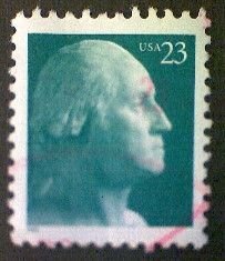 United States, Scott #3616, used(o), 2002, George Washington, 23¢, green