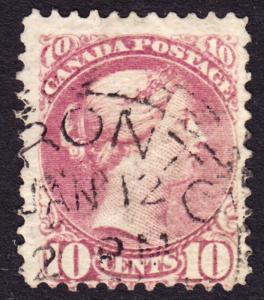 Canada Scott 40  Fine used.
