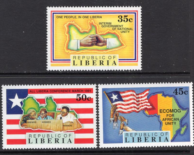 Liberia 1148-1150 MNH VF