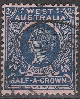 Western Australia #85 F-VF Used  CV $14.00  (A3485)