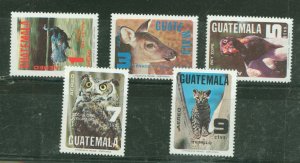 Guatemala #C675-C679  Single (Complete Set) (Wildlife) (Wildlife Conservation)