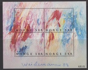 NORWAY SGMS1063 1989 STAMP DAY MNH