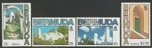 EDSROOM-6690 Bermuda 481-4 MNH Complete 1985 Architecture
