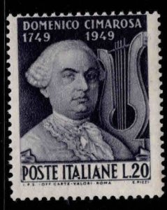 Italy Scott 530 MH* Domenico Cimarosa composer stamp