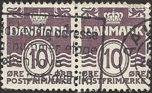 DENMARK -  #230 - Used - Pair - SCV-0.50