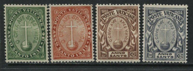 Vatican 1933 Holy Year Semi-Postal set mint hinged