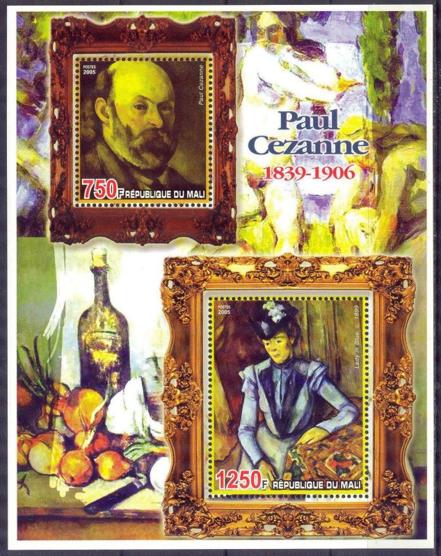 Mali 2005 Art Paintings Paul Cezanne Sheet MNH