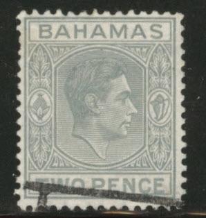 BAHAMAS Scott 103 1938 2p gray KGVI CV$5.75