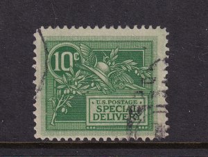 1908 Special Delivery Sc E7 10c green used jjumbo, light cancel CV $50 (J3