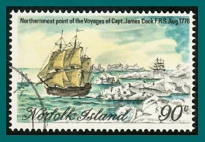 Norfolk Island 1978 Northern Voyages, 90c used  #236,SG214