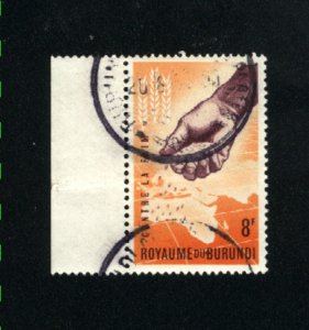 Burundi #43 used VF 1963  PD