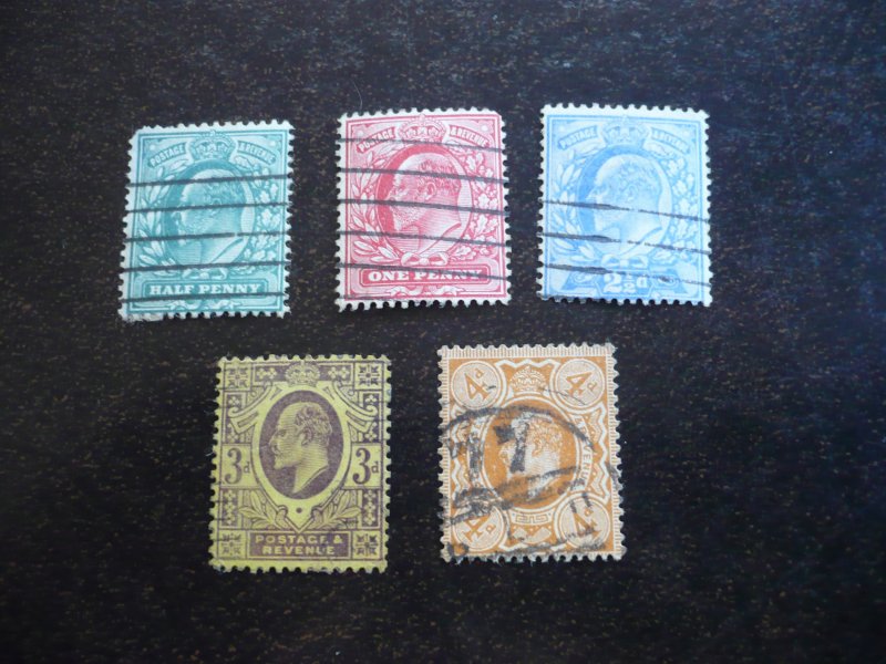 Stamps - Great Britain - Scott# 146-150 - Used Set of 5 Stamps