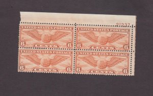 US, C19, MNH PLATE BLOCK, 1930'S AIRMAIL COLLECTION, MINT NH