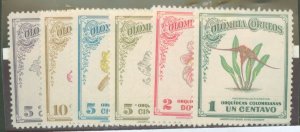 Colombia #546-51 Unused Single (Complete Set)