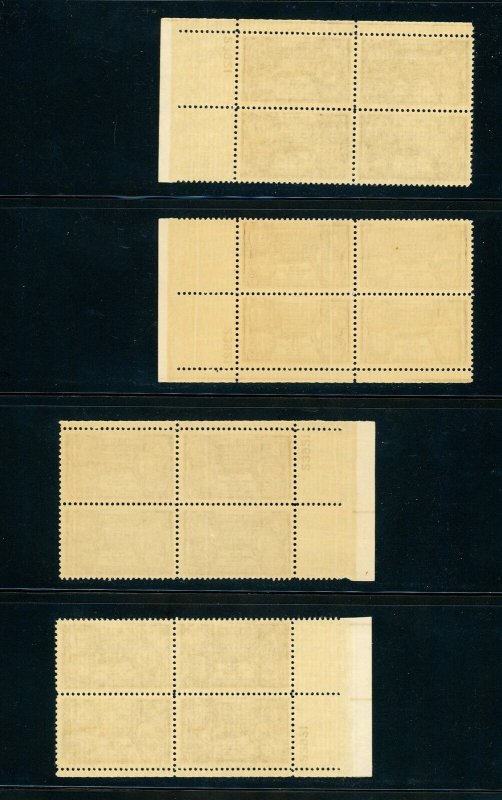 US Stamp #972 Indian Centennial 3c - 4 Corner Block Plates #23921 - MNH  