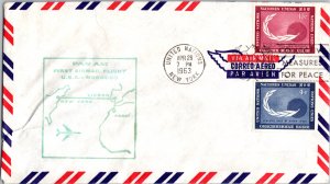 United Nations, New York, First Flight