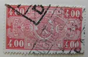 A6P18F135 Belgium Parcel Post and Railway Stamp 1923-24 4fr used-